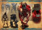  armor black_sclera concept_art dated glowing glowing_eyes no_humans open_mouth oversized_limbs post-apocalypse red_eyes redead sean_ng sharp_teeth solo the_legend_of_zelda zombie 