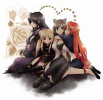  animal_ears arf balloon belt black_hair blonde_hair blue_eyes blush breasts brown_hair buckle cape cat_ears choker cleavage closed_eyes dog_ears dog_tail eyes_closed family fate_testarossa flower heart hug large_breasts linith long_hair lyrical_nanoha mahou_shoujo_lyrical_nanoha mahou_shoujo_lyrical_nanoha_a&#039;s mahou_shoujo_lyrical_nanoha_a's multiple_girls pantyhose precia_testarossa red_eyes red_hair redhead short_hair skirt smile tail thigh-highs thighhighs tmntlovemaou twintails very_long_hair 