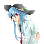  alternate_hairstyle do_not hinanawi_tenshi smile touhou 