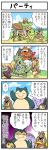  :3 brown_eyes comic crossed_arms drooling excadrill farfetch&#039;d kabutops landorus ludicolo mawile motion_lines no_humans outdoors pokemoa pokemon pokemon_(creature) politoed red_eyes snorlax spring_onion swalot translated translation_request tyranitar 