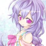  braid choujigen_game_neptune kami_jigen_game_neptune_v long_hair lowres purple_eyes purple_hair pururut ribbon seia_megumu solo violet_eyes 
