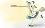  1girl blonde_hair book broom frills kirisame_marisa mary_janes sakura_neko shoes socks solo touhou wallpaper witch_hat 