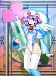  blush nurse rosanna_(mt3t-njr) smile source_request wings wink 
