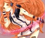  bad_id circular_keyboard dress earmuffs face gloves hand_on_earmuffs hand_on_headphones headphones headset komine leaning_forward long_hair lowres miki_(vocaloid) musical_note piano_keys pose red_eyes red_hair redhead robot_joints sf-a2_miki smile solo star striped striped_gloves very_long_hair vocaloid wrist_cuffs 