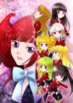  beelzebub belphegor black_hair black_legwear black_thighhighs blue_eyes boots bowtie brown_hair chibi green_hair grey_hair hair_bobbles hair_ornament kazuko_(aozora) leviathan_(umineko) long_hair lucifer mammon necktie ponytail red_eyes red_hair redhead satan stakes_of_purgatory thigh-highs thighhighs twintails umineko_no_naku_koro_ni ushiromiya_ange wa_(pixiv241908) 