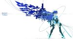  armor blue_hair jpeg_artifacts kazanari_tsubasa long_hair senki_zesshou_symphogear sword weapon wings 