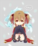  bare_shoulders black_legwear brown_hair detached_sleeves dragon pina_(sao) red_eyes short_hair short_twintails silica sword_art_online thigh-highs thighhighs twintails yucco_kxoxc 