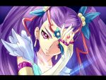  dodai_shouji fingerless_gloves gloves long_hair magical_girl milky_rose mimino_kurumi precure purple_eyes purple_hair two_side_up violet_eyes yes!_precure_5 
