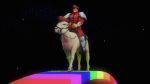  1boy animated animated_gif crossover goat lowres m_bison mario_kart mushroom neon_lights nintendo rainbow rainbow_road riding sheep space star street_fighter vega walking what 