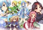  asuna_(sao) asuna_(sao-alo) elf fairy fairy_wings leafa lisbeth lisbeth_(sao-alo) lyfa minigirl multiple_girls nora-toro pina_(sao) pointy_ears shinon_(sao) shinon_(sao-alo) silica silica_(sao-alo) sinon_(sao) sinon_(sao-alo) sword sword_art_online weapon wings yui_(sao) yui_(sao-alo) yuuki_(sao) 