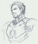  facial_hair iron_man marvel mustache power_armor solo superhero tony_stark traditional_media ueda_hiroshi 