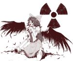  bow death hair_bow highres irradiation radiation_symbol reiuji_utsuho skirt touhou wings 
