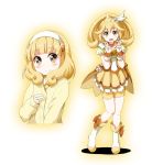  blonde_hair blush cure_peace kise_yayoi long_hair looking_at_viewer magical_girl precure smile smile_precure! tsurukou_(tksymkw) v 