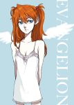  1girl blue_eyes dress long_hair neon_genesis_evangelion orange_hair solo soryu_asuka_langley souryuu_asuka_langley twintails wings zakk 