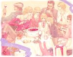  6+boys adult barnaby_brooks_jr barnaby_brooks_sr birthday birthday_cake cake child emily_brooks family food kaburagi_t_kotetsu multiple_boys multiple_girls multiple_persona muted_color samantha_taylor teenage tiger_&amp;_bunny time_paradox young yui_(nightflight) 