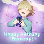  ane_(artist) barnaby_brooks_jr bed birthday blanket blonde_hair child ghost pajamas sleeping tiger_&amp;_bunny toy_robot young 
