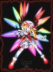  flandre_scarlet highres mechanization medarots red_eyes robot side_ponytail touhou 