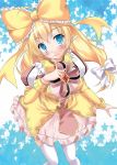  1girl blonde_hair blue_eyes long_hair mabinogi marisasu_(marisa0904) pantyhose pointy_ears thighhighs 