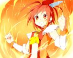 cure_sunny fire hino_akane magical_girl precure red_eyes red_hair redhead short_hair smile_precure! solo wara_(warapro) 