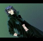  ghost_in_the_shell ghost_in_the_shell_stand_alone_complex gloves hands_in_pockets jacket kusanagi_motoko lips midriff navel red_eyes solo 