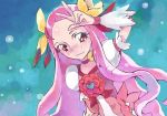  cure_flower drawr flower hanasaki_kaoruko heartcatch_precure! itoito long_hair magical_girl oekaki pink_hair precure v 