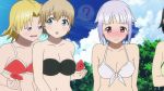  3girls fnc_(upotte!!) l85a1_(upotte!!) m16a4_(upotte!!) multiple_girls screencap stomach swimsuit upotte!! 