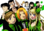  alternate_costume black_hair blonde_hair blue_eyes brown_hair edward_elric envy_(fma) fullmetal_alchemist gloves green ling_yao maes_hughes microphone mikumo_sena orange_eyes roy_mustang solf_j_kimblee winry_rockbell 