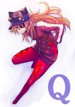  animal_hat badge blue_eyes boyaking button_badge cat_hat evangelion:_3.0_you_can_(not)_redo eyepatch grin hat leg_up long_hair looking_at_viewer neon_genesis_evangelion orange_hair pins plugsuit rebuild_of_evangelion shikinami_asuka_langley smile solo soryu_asuka_langley souryuu_asuka_langley track_suit white_background 