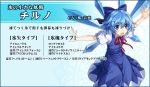  :d blue_eyes blue_hair bow character_name cirno hair_bow keg open_mouth short_hair short_sleeves smile solo touhou touhou_sky_arena wings 