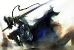  artorias_the_abysswalker cape dark_souls helmet sword toshiwo weapon 