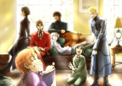  emiya_kiritsugu fate/zero fate_(series) kayneth_archibald_el-melloi kotomine_kirei matou_kariya multiple_boys shiguu sunlight tohsaka_tokiomi toosaka_tokiomi uryuu_ryuunosuke waver_velvet 