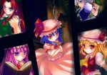  blonde_hair blue_eyes blue_hair book braid china_dress chinadress chinese_clothes flandre_scarlet hat hong_meiling izayoi_sakuya long_hair maid mikoto_(mio) patchouli_knowledge ponytail purple_eyes purple_hair red_eyes red_hair redhead remilia_scarlet short_hair siblings side_ponytail silver_hair sisters touhou twin_braids violet_eyes wings 