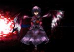  bat_wings highres pink_eyes remilia_scarlet tokuni-imiwanai-id touhou wings 