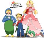  ario cosplay dress horn hoshiguma_yuugi kisume koopa_clown_car kurodani_yamame long_hair luigi luigi_(cosplay) mario mario_(cosplay) mizuhashi_parsee mother_(game) mother_2 nintendo penguin_costume princess_peach princess_peach_(cosplay) ramblin'_mushroom short_hair super_mario_bros. toad toad_(cosplay) touhou 