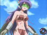  cap cleavage fawly gloves head_mounted_display midriff neosphere_of_the_deep_blue_sky purple_hair tristia_of_the_deep_blue_sea watermark 