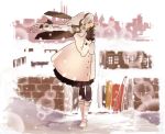  bad_id boots braid coat earmuffs gloves kuro_(miyama415) long_hair pantyhose ponytail scarf sekka_yufu silver_hair skirt snow solo utau 