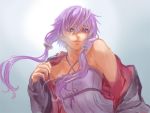  bare_shoulders jacket long_hair looking_at_viewer purple_eyes purple_hair smile solo twintails violet_eyes vocaloid yamakawa_(sato) yuzuki_yukari 
