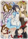  :o ;) akiyama_mio alice_(wonderland) alice_(wonderland)_(cosplay) alice_in_wonderland animal_ears black_hair blonde_hair blue_eyes blush breasts brown_eyes brown_hair bunny_ears cheshire_cat cheshire_cat_(cosplay) cleavage cosplay dress errant fake_animal_ears hat hat_ribbon heart hirasawa_yui k-on! kotobuki_tsumugi long_hair looking_at_viewer mad_hatter mad_hatter_(cosplay) multiple_girls nakano_azusa paws pocket_watch queen_of_hearts queen_of_hearts_(cosplay) rabbit_ears ribbon smile striped tainaka_ritsu tongue tongue_out top_hat twintails watch white_rabbit white_rabbit_(cosplay) wink 