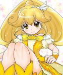  cure_peace hatomilkyt highres kise_yayoi long_hair magical_girl precure smile smile_precure! solo 