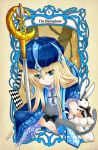  bunny cat copyright_request highres kanna_(plum) rabbit revision solo staff tarot the_hierophant 