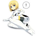  arm_support arnval blonde_hair blue_eyes busou_shinki doll_joints km_(artist) looking_at_viewer lying on_side short_hair 