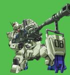  aiming anti-tank_rifle ez-8_gundam gundam gundam_08th_ms_team huge_weapon mecha mobile_suit_gundam mspaint no_humans shield simple_background solo takayapeint tripod weapon 