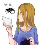  blonde_hair blue_eyes camera coffinkun long_hair photo_(object) scp-105 scp_foundation slr solo 