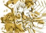  drifters highres jeanne_d&#039;arc jeanne_d'arc monochrome senomoto_hisashi solo sword weapon 