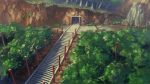  cave copyright_request forest nature no_humans rock rope scenery shide stairs torii tree 