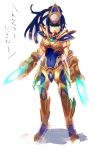  armor clothed_navel personification protoss protoss_zealot starcraft ukyo_rst weapon zealot 