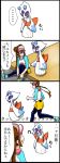  comic froslass long_image mei_(pokemon) pokemon pokemon_(game) pokemon_bw2 rosa tall_image translated translation_request weight_conscious 