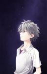  evangelion:_3.0_you_can_(not)_redo nagisa_kaworu neon_genesis_evangelion rebuild_of_evangelion red_eyes short_hair smile star white_hair you_(you_c) 