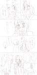   2girls akiyama_mio blush bruise comic closed_eyes hairband injury k-on! long_hair school_uniform short_hair smile tainaka_ritsu translation_request yuri  