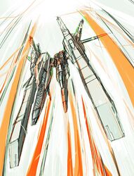  bad_id mecha perspective r-gray_1 raystorm rough space_craft starfighter 